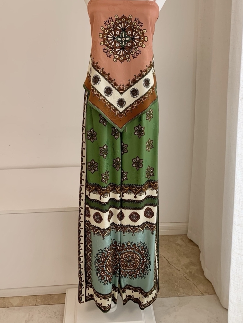 ALEMAIS Contina Wide-Leg Jacquard Pants - Picture 10 of 11